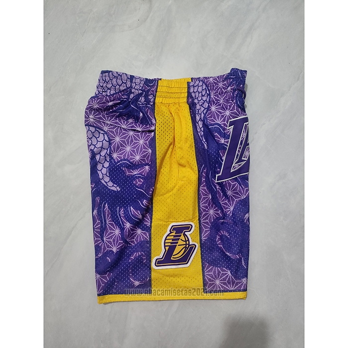 Pantalone Los Angeles Lakers Asian Heritage Just Don Violeta